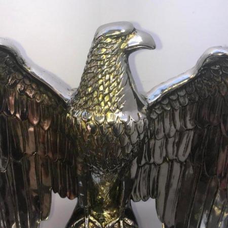 Image 2 of Reichstag Eagle in bronze then silver plated