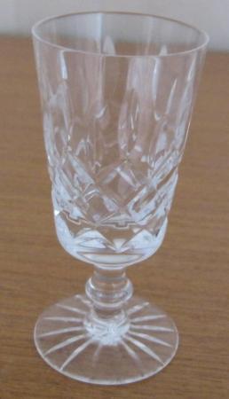 Image 2 of 6 Vintage Crystal Sherry Glasses