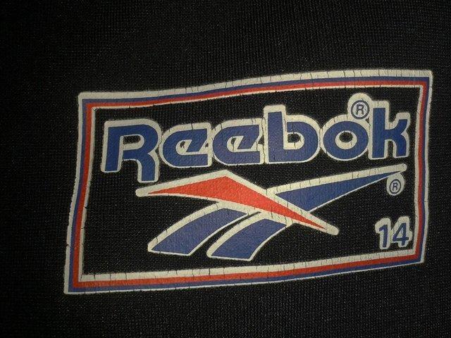Preview of the first image of Ladies Reebok sports gym yoga shorts, Black,  Size 14.