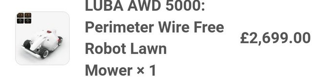 Image 2 of Robot lawn mower, Mammotion Luba AWD5000