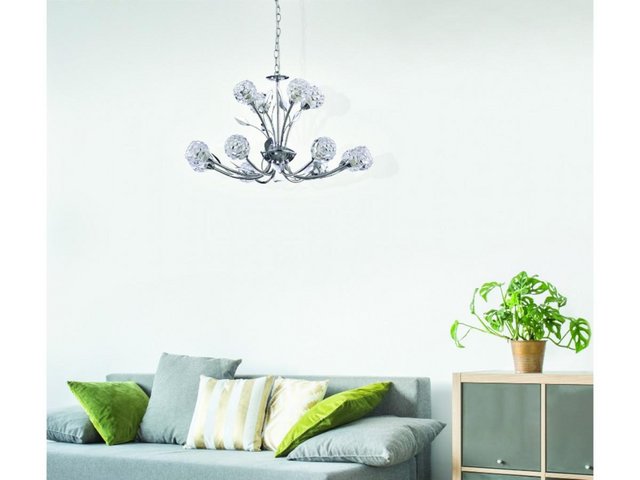 Preview of the first image of Ceiling Light Fitting LED Covent Garden Grande 8 + 4 Arm Pen.