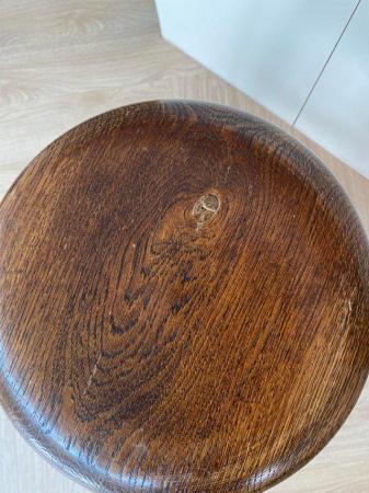 Image 2 of used wooden kitchen stool.height 46cm