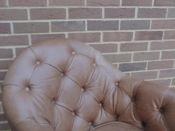 Image 7 of M&S Compact Chesterfield Tub Armchair (UK Delivery)