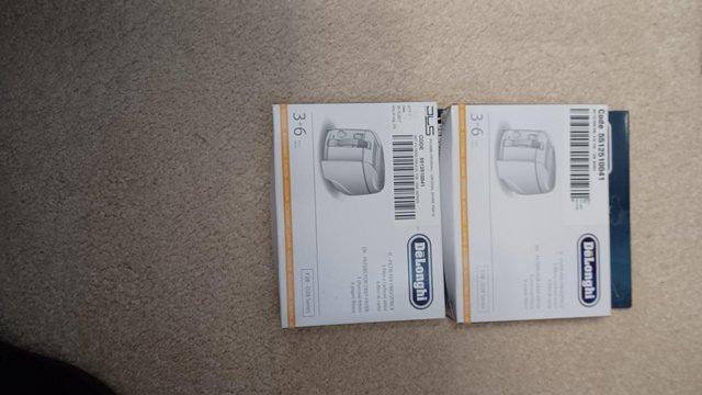 Image 2 of Delonghi deep fryer filters boxed as new