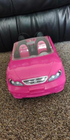 Image 2 of Barbie car with adjustable seat belts, moveable wheels etc