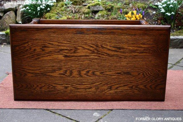 Image 62 of OLD CHARM LIGHT OAK TWO DRAWER COFFEE TABLE TV UNIT STAND