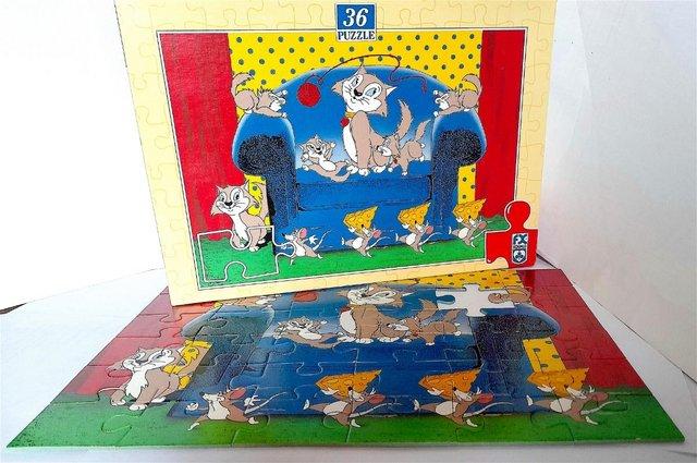 Image 3 of CHILD's PUZZLE - KATJA and MORITZ - CATS AT PLAY