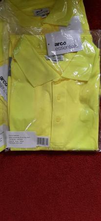 Image 2 of Yellow Hi Vis Polo Shirts