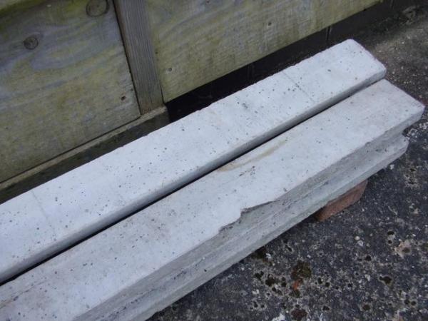 Image 3 of Fence Posts. 9ft Concrete slotted posts (pair)