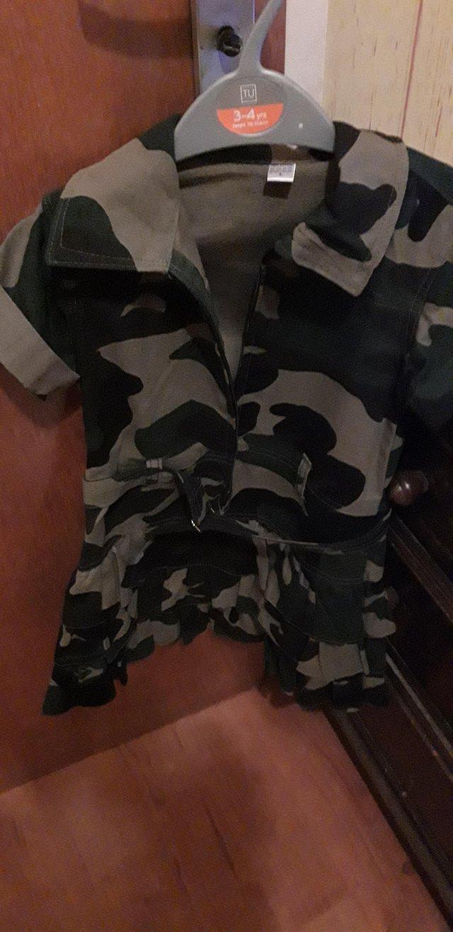 Preview of the first image of Camaflarge Army Dress read decribsion.