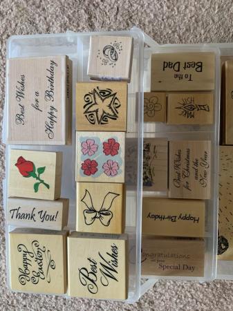 Image 3 of Rubber stamps for card making.