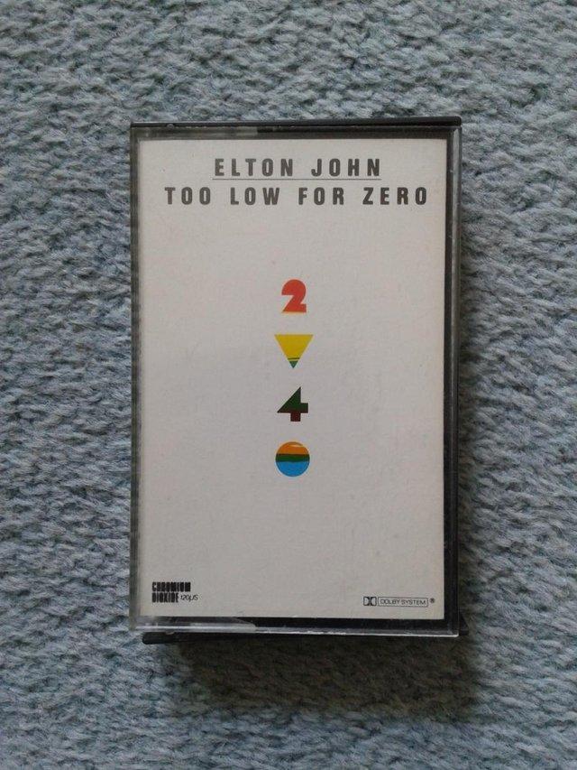 Preview of the first image of Elton John - Too Low For Zero (Cassette, 1983).