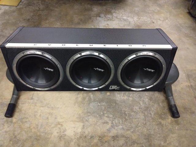 Preview of the first image of VIBE CBR10 TRIPLE EVOLUTION 3900WATTS (RARE) WITH AMP.