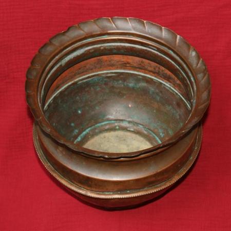 Image 2 of Antique Copper Spittoon / Plant Pot / Planter