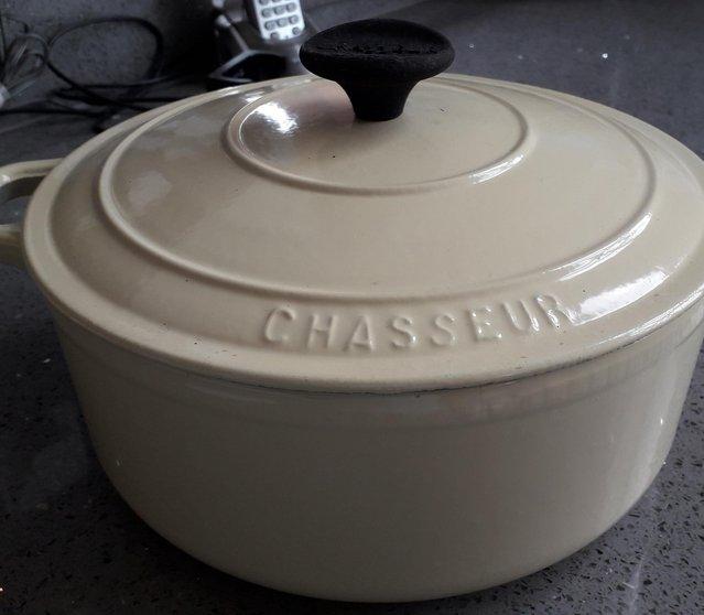 Cream Chasseur Casserole Dish. - £45