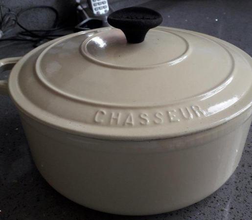Image 1 of Cream Chasseur Casserole Dish.