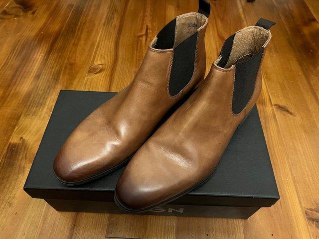 Preview of the first image of Classic ankle boots (colour "cognac").