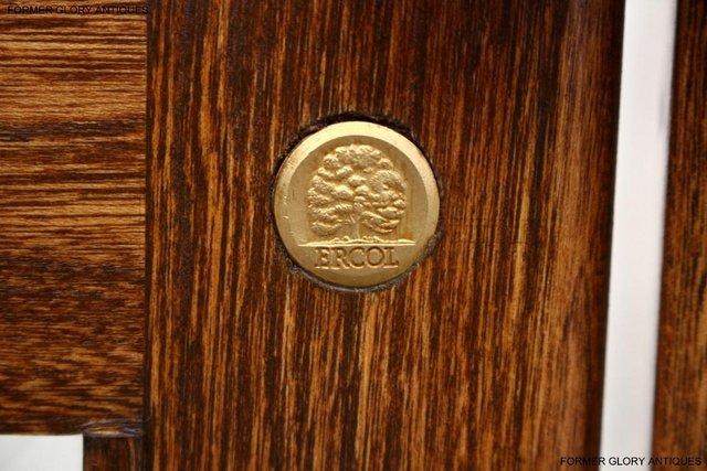 Image 70 of AN ERCOL GOLDEN DAWN CD CABINET CUPBOARD LAMP TABLE STAND