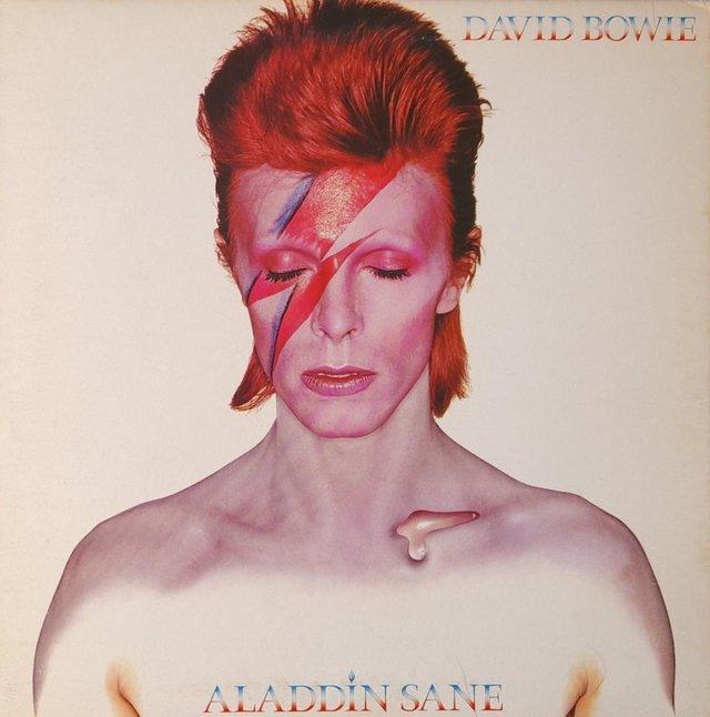 Preview of the first image of David Bowie Aladdin Sane 1973 Canadian 1st press LP. NM/EX+.