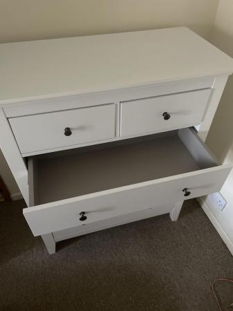 Image 3 of Dunelm bedroom drawers - excellent condition