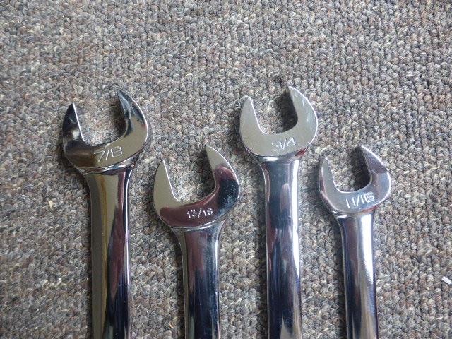SnapOn Flankdrive Combination Wrenches Imperial sizes Unused — photo 3 of 3