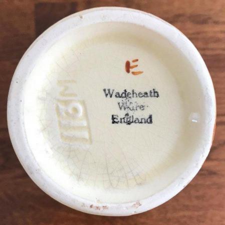 Image 2 of Vintage Wadeheath Ware, England jug. Well loved!