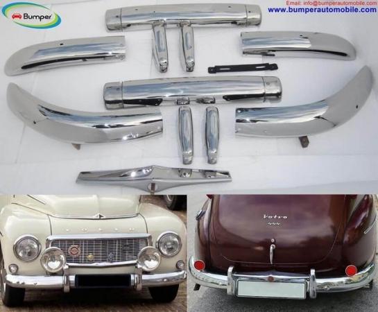 Image 3 of Volvo PV 444 bumper (1947-1958) by stainless steel