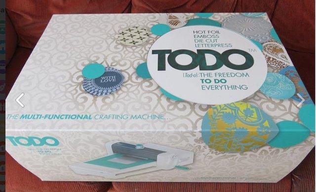 Image 1 of Todo die cutting, embossing, hot foiling machine.