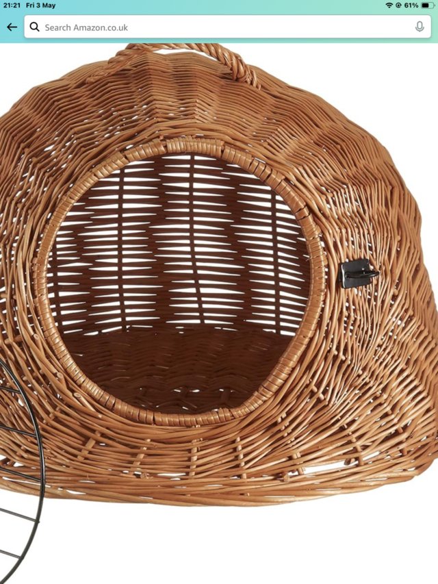 Preview of the first image of Prestige Wicker cat basket.