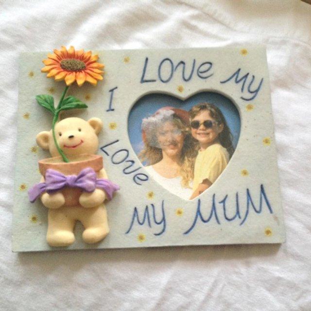 Preview of the first image of I LOVE MY MUM PHOTO FRAME I LOVE MY MUM.
