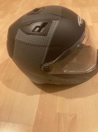 Image 3 of Motorcycle helmet black grey colour Viper make