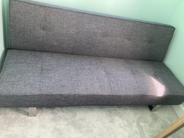 Image 1 of Grey Sofa Bed for sale .