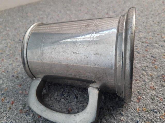 Preview of the first image of Antique Pewter tankards in lovely condition.