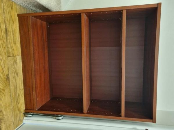 Image 2 of Small Bookcase Mahogany effect excellent condition