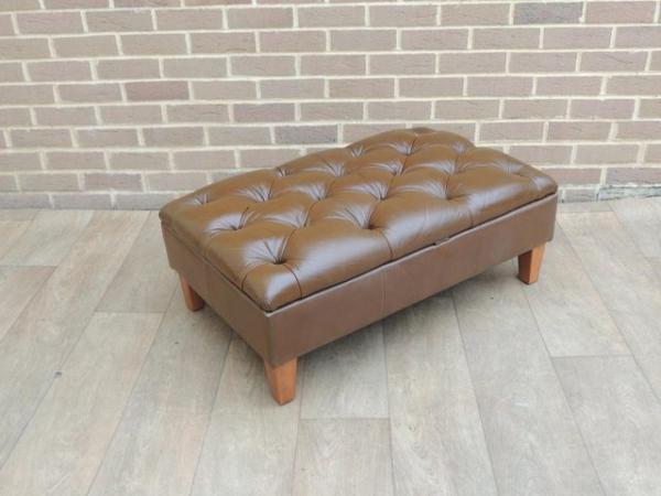 Image 8 of Marks and Spencer Chesterfield Footstool with Storage (Deliv