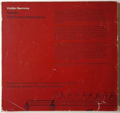Image 3 of Visible Harmony. Palladio's Villa Foscari. E Forssmann.1973.