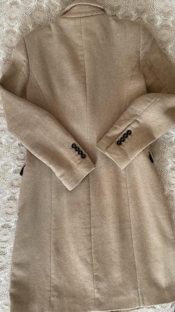 Image 2 of Women beige mini coat size 8 Zara