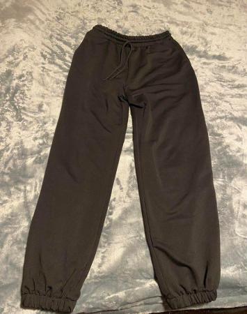 Image 2 of Black Joggers, without fleece, size S