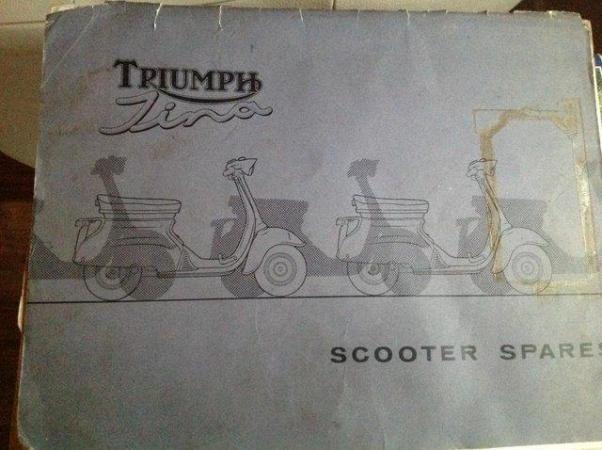 Image 1 of Triumph Tina scooters spare list  booklet
