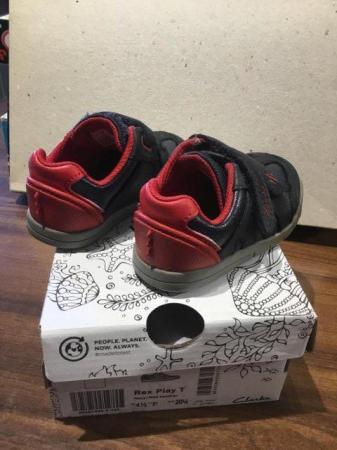 Image 2 of Toddlers T. rex Clark shoes size 4.5F
