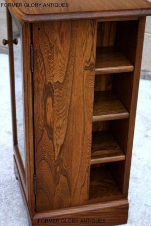 Image 27 of ERCOL GOLDEN DAWN CD CABINET CUPBOARD LAMP TABLE STAND RACK
