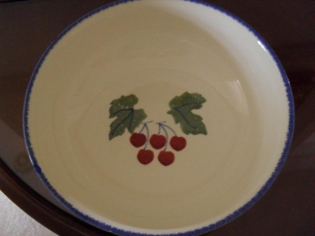 Preview of the first image of POOLE -, DEVONISH POTTERY Bowl.