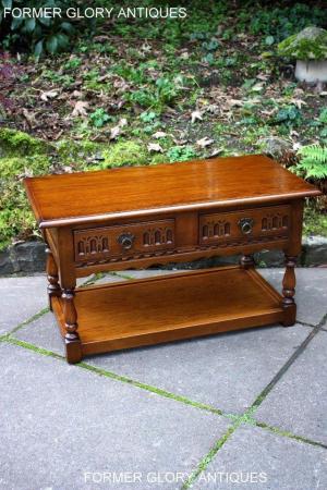 Image 61 of OLD CHARM LIGHT OAK TWO DRAWER COFFEE TABLE TV MEDIA STAND
