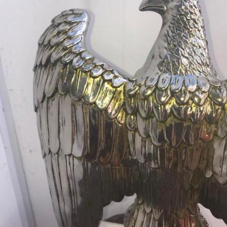 Image 12 of Reichstag Eagle in bronze then silver plated