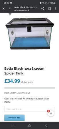 Image 4 of 3 Betta spider or invert tanks with vents