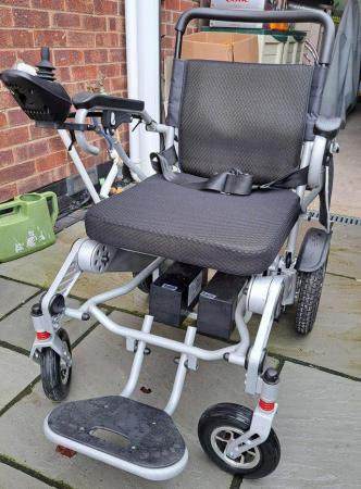 Image 1 of Mobility Plus Lightweight, Foldable, Electric Wheelchair