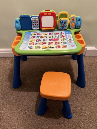 Image 1 of Vtech Touch & Learn Activity Desk