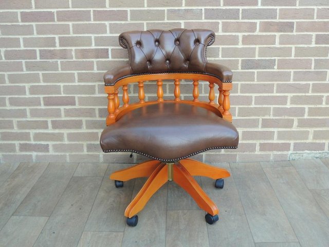 Preview of the first image of Chesterfield Captains Chair (UK Delivery).