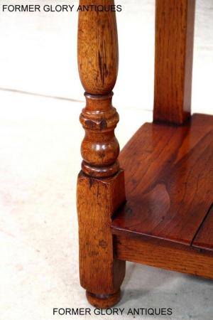 Image 23 of SOLID OAK HALL LAMP PHONE TABLE SIDEBOARD DRESSER BASE STAND