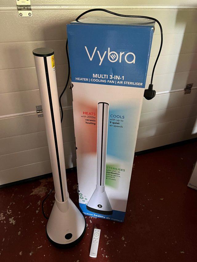 Preview of the first image of Stylish fan / heater / steriliser Vybra 3 in 1.